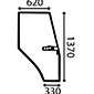 GLAAS DOOR RH         , Ford, 30 - 3930