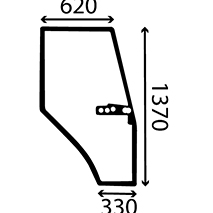 GLAAS DOOR RH , Ford, Body parts, cab accessories, seats, Glazing industry, Glass, 83990226, E9NN94030N03AC, , GLAAS DOOR RH , 24/4038-12, 83990226, E9NN94030N03AC, , 14.00 kg