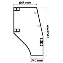 GLASS DOOR RIGHT WINDOW TO PASTE, Deutz, Body parts, cab accessories, seats, Glazing industry, Glass, 04400543, , GLASS DOOR RIGHT WINDOW TO PASTE, 21/4038-22, 04400543, , 13.00 kg