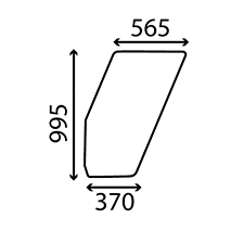 DOOR GLASS LEFT, Fiat, Virsbūves daļas, kabīne, sēdekļi, Stiklojums, Stikls, 5108669, 5111210, 5117682, , DOOR GLASS LEFT, 23/4038-3, 5108669, 5111210, 5117682, , 7.00 kg