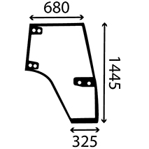 CAB GLASS RH DOOR , Case-IH, Body parts, cab accessories, seats, Glazing industry, Glass, 134621081, 134621091, , CAB GLASS RH DOOR , 25/4038-43T, 134621081, 134621091, , 15.00 kg