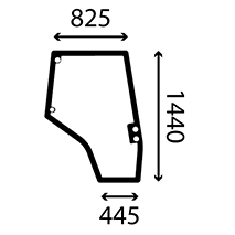 DOOR GLASS RIGHT CURVED , Massey Ferguson, Body parts, cab accessories, seats, Glazing industry, Glass, 4272771M1, , DOOR GLASS RIGHT CURVED , 30/4038-61T, 4272771M1, , 20.00 kg