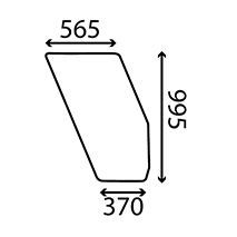 DOOR GLASS RIGHT, Fiat, Virsbūves daļas, kabīne, sēdekļi, Stiklojums, Stikls, 5108670, 5117683, , DOOR GLASS RIGHT, 23/4039-3, 5108670, 5117683, , 7.30 kg