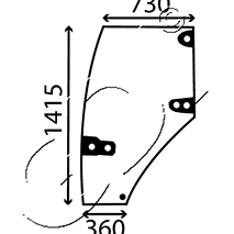 CAB GLASS LH DOOR , Case-IH, Body parts, cab accessories, seats, Glazing industry, Glass, 192003A5, 192003A6, , CAB GLASS LH DOOR , 25/4039-30, 192003A5, 192003A6, , 12.00 kg