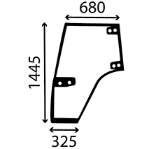 GLASS DOOR LEFT , Steyr, Body parts, cab accessories, seats, Glazing industry, Glass, 134621001, 134621045, 134621075, 134621080, 134621090, , GLASS DOOR LEFT , 27/4039-43T, 134621001, 134621045, 134621075, 134621080, 134621090, , 0.00 kg