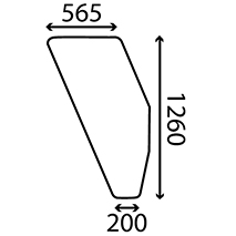 DOOR GLASS RIGHT , Fiat, Body parts, cab accessories, seats, Glazing industry, Glass, 5108360, 5120149, 5130884, , DOOR GLASS RIGHT , 23/4039-5, 5108360, 5120149, 5130884, , 8.60 kg