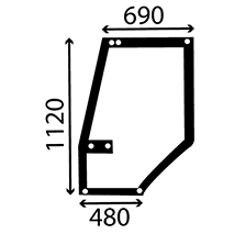 GLASS OF LH UPPER DOOR , Case-IH, Body parts, cab accessories, seats, Glazing industry, Glass, 1330931C1, 1330931C2, , GLASS OF LH UPPER DOOR , 25/4039-7, 1330931C1, 1330931C2, , 12.40 kg