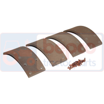 LINING KIT, Deutz, DX - DX80A, Bremzes, Bremžu trumulis, Ferodo uzlikas, 04349300, , LINING KIT, 21/404-10, 04349300, , 0.94 kg