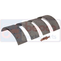 LINING KIT, Deutz, 06 - 6006U, Bremzes, Bremžu trumulis, Ferodo uzlikas, 02305250, , LINING KIT, 21/404-9, 02305250, , 0.80 kg