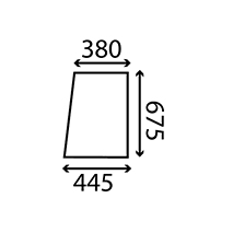 SIDE GLASS LH & RH FIXED , John Deere, Body parts, cab accessories, seats, Glazing industry, Glass, 132954, L32954, , SIDE GLASS LH & RH FIXED , 26/4041-5, 132954, L32954, , 0.00 kg