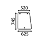 SIDE GLASS RH & LH         , Ford, 10 - 8210