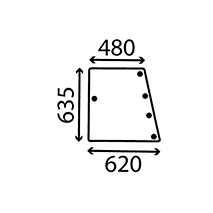 CAB GLASS LH & RH SLIDE , Case-IH, Body parts, cab accessories, seats, Glazing industry, Glass, 1328550C1, , CAB GLASS LH & RH SLIDE , 25/4047-13, 1328550C1, , 5.40 kg