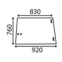 SIDE GLASS LEFT & RIGHT , John Deere, Body parts, cab accessories, seats, Glazing industry, Glass, L55040, L57977, , SIDE GLASS LEFT & RIGHT , 26/4047-19, L55040, L57977, , 11.74 kg