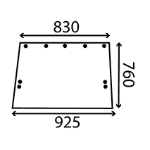 SIDE GLASS LEFT & RIGHT , John Deere, Body parts, cab accessories, seats, Glazing industry, Glass, R50757, , SIDE GLASS LEFT & RIGHT , 26/4047-21, R50757, , 12.20 kg