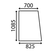 SIDE GLASS LH & RH FIXED , JCB, Body parts, cab accessories, seats, Glazing industry, Glass, 82720081, , SIDE GLASS LH & RH FIXED , 45/4047-22, 82720081, , 0.00 kg