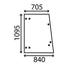 SIDE GLASS LH & RH , JCB, Body parts, cab accessories, seats, Glazing industry, Glass, 82720128, , SIDE GLASS LH & RH , 45/4047-26, 82720128, , 0.00 kg