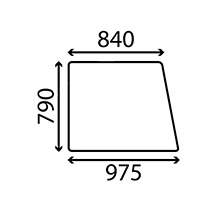 SIDE GLASS LH & RH , Zetor, Body parts, cab accessories, seats, Glazing industry, Glass, 56117965, , SIDE GLASS LH & RH , 37/4047-30, 56117965, , 8.70 kg