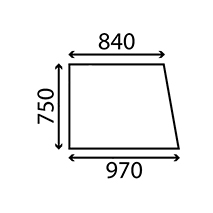 SIDE GLASS LH & RH , Zetor, Body parts, cab accessories, seats, Glazing industry, Glass, 59117907, 59117907B, 67827943, , SIDE GLASS LH & RH , 37/4047-31, 59117907, 59117907B, 67827943, , 8.98 kg