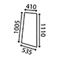 SIDE GLASS LH & RH         , JCB, CX - 3CX project 8