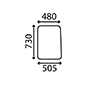 SIDE GLASS LEFT & RIGHT         , Valmet, 05 - 305