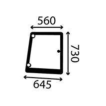 CAB GLASS , Case-IH, Body parts, cab accessories, seats, Glazing industry, Glass, 5182188, , CAB GLASS , 23/4047-59, 5182188, , 0.00 kg