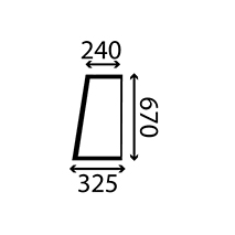 SIDE GLASS LEFT , Fiat, Body parts, cab accessories, seats, Glazing industry, Glass, 5161665, , SIDE GLASS LEFT , 23/4047-63, 5161665, , 2.95 kg