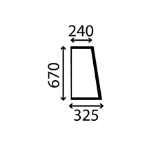 SIDE GLASS RIGHT , Fiat, Body parts, cab accessories, seats, Glazing industry, Glass, 5161666, , SIDE GLASS RIGHT , 23/4047-64, 5161666, , 2.95 kg