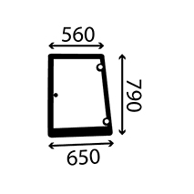 SIDE GLASS LH CURVED , New Holland, TS - TS100, Body parts, cab accessories, seats, Glazing industry, Glass, 82009813, 83995322, E9NN9429711AA, , SIDE GLASS LH CURVED , 24/4047-65, 82009813, 83995322, E9NN9429711AA, , 0.00 kg