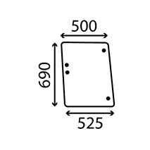 SIDE GLASS LEFT & RIGHT , Landini, 80 - 8880, Body parts, cab accessories, seats, Glazing industry, Glass, 3302705M5, 3302706M1, 3302706M4, , SIDE GLASS LEFT & RIGHT , 30/4047-7, 3302705M5, 3302706M1, 3302706M4, , 6.50 kg