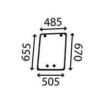 SIDE GLASS RIGHT , Valmet, Body parts, cab accessories, seats, Glazing industry, Glass, 31535000, , SIDE GLASS RIGHT , 41/4047-81, 31535000, , 2.00 kg