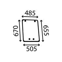 SIDE GLASS LEFT , Valmet, Body parts, cab accessories, seats, Glazing industry, Glass, 31534900, , SIDE GLASS LEFT , 41/4047-82, 31534900, , 2.50 kg