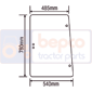 SIDE GLASS LH & RH FIXED         , Same, Antares - Antares 110 II