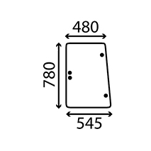 SIDE GLASS LH & RH FIXED , Same, Body parts, cab accessories, seats, Glazing industry, Glass, 00077337010, , SIDE GLASS LH & RH FIXED , 29/4047-88T, 00077337010, , 5.00 kg