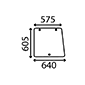 SIDE GLASS L & RH         , Ford, 10 - 3910