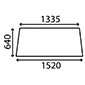 SIDE GLASS LEFT & RIGHT , Massey Ferguson, Body parts, cab accessories, seats, Glazing industry, Glass