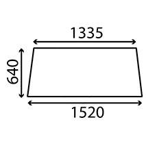 SIDE GLASS LEFT & RIGHT , Massey Ferguson, Body parts, cab accessories, seats, Glazing industry, Glass, 3052724M1, , SIDE GLASS LEFT & RIGHT , 30/4048-2, 3052724M1, , 14.50 kg