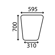 LOWER SIDE GLASS LH & RH, Massey Ferguson, Virsbūves daļas, kabīne, sēdekļi, Stiklojums, Stikls, 1665682M1, 1665682M2, , LOWER SIDE GLASS LH & RH, 30/4049-1T, 1665682M1, 1665682M2, , 5.22 kg