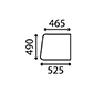 UPPER GLASS DOOR SLIDING , Massey Ferguson, Body parts, cab accessories, seats, Glazing industry, Glass