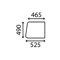 UPPER GLASS DOOR SLIDING , Massey Ferguson, Body parts, cab accessories, seats, Glazing industry, Glass, 1698161M1, 1698161M2, , UPPER GLASS DOOR SLIDING , 30/4050-1, 1698161M1, 1698161M2, , 3.88 kg