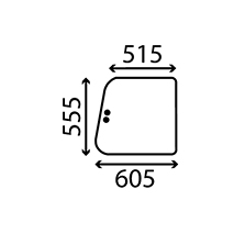 UPPER GLASS DOOR SLIDING , Massey Ferguson, Body parts, cab accessories, seats, Glazing industry, Glass, 1875902M3, , UPPER GLASS DOOR SLIDING , 30/4050-2, 1875902M3, , 0.00 kg