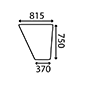 SIDE GLASS RIGHT         , Massey Ferguson, 2600 - 2640