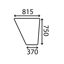 SIDE GLASS RIGHT, Massey Ferguson, Virsbūves daļas, kabīne, sēdekļi, Stiklojums, Stikls, 1634971M1, 3052600M91, , SIDE GLASS RIGHT, 30/4054-2, 1634971M1, 3052600M91, , 7.00 kg