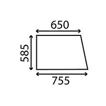 SIDE GLASS LEFT & RIGHT , Massey Ferguson, Body parts, cab accessories, seats, Glazing industry, Glass, 1634974M1, 3380135M1, , SIDE GLASS LEFT & RIGHT , 30/4055-1, 1634974M1, 3380135M1, , 6.57 kg