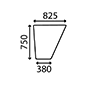 SIDE GLASS LEFT & RIGHT         , Massey Ferguson, 2600 - 2640