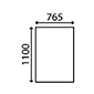 REAR GLASS         , JCB, CX - 3CX cabine blanche