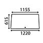 REAR GLASS         , Massey Ferguson, 2700 - 2705