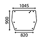 REAR GLASS         , Valmet, 05 - 405