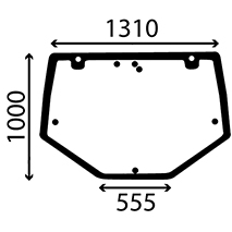 REAR GLASS, Fiat, Virsbūves daļas, kabīne, sēdekļi, Stiklojums, Stikls, 86002901, 89823602, , REAR GLASS, 23/4071-28, 86002901, 89823602, , 21.50 kg