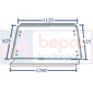 REAR GLASS         , Ford, 10 - 4610