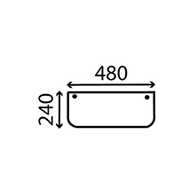 LOWER REAR GLASS PLAIN, Case-IH, Body parts, cab accessories, seats, Glazing industry, Glass, 1284659C1, , LOWER REAR GLASS PLAIN, 25/4072-160, 1284659C1, , 0.00 kg